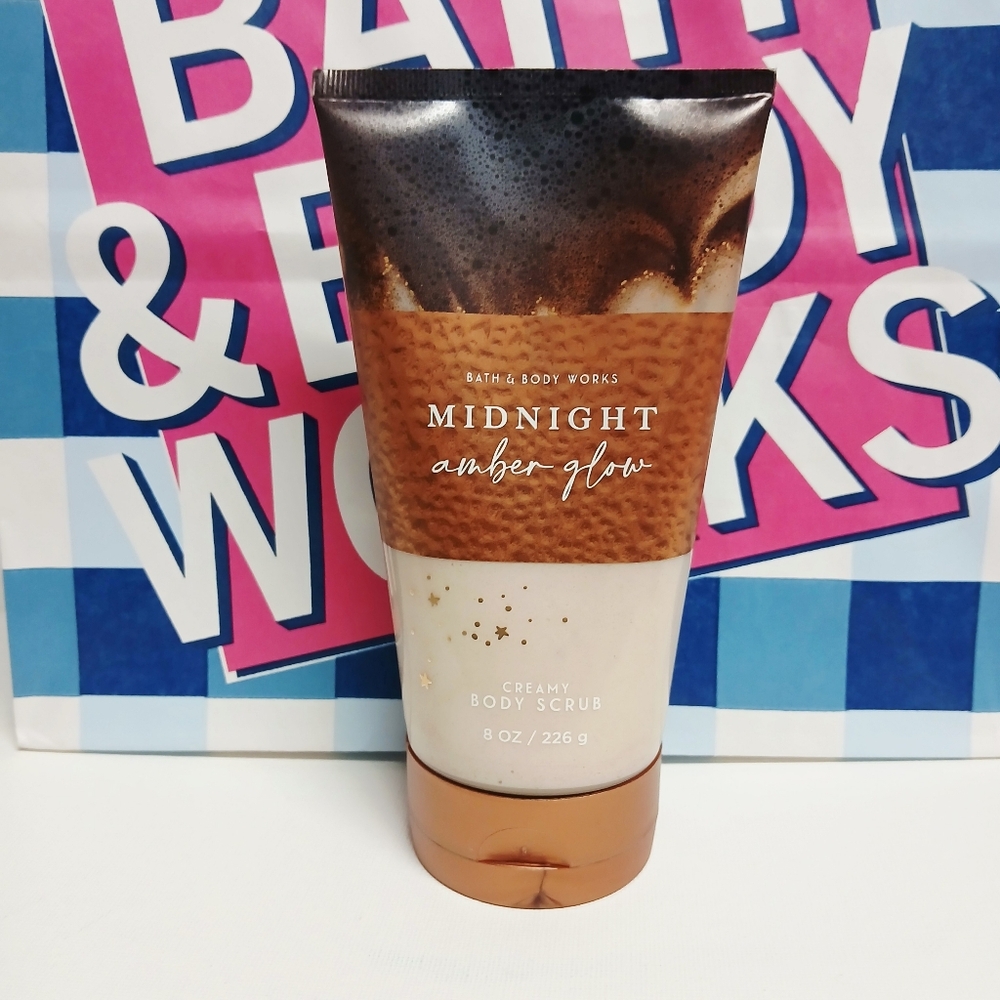 Bath and Body Works Midnight Amber Glow Creamy Body Scrub